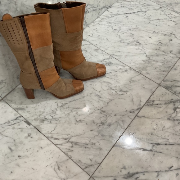 Candies patchwork suade boots size 6 - Picture 5 of 7